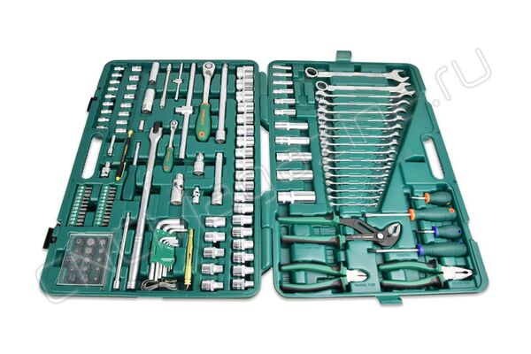 Набор инструмента универсальный 1/4", 1/2"DR, 142 предмета, Jonnesway S04H524142S
