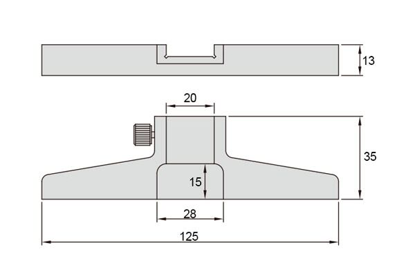6140-300B Мостик для измерения глубины для штангенциркулей