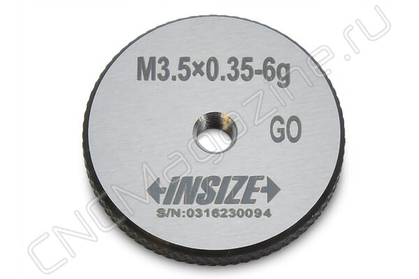 4129-3D5D Калибр-кольцо резьбовое с мелким шагом M3.5x0.35 ПР