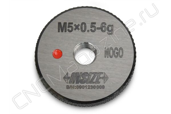 4129-5GN Калибр-кольцо резьбовое с мелким шагом M5x0.5 НЕ