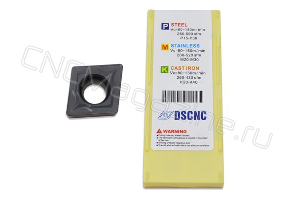 CCMT060204 DC6018S пластина твердосплавная для точения