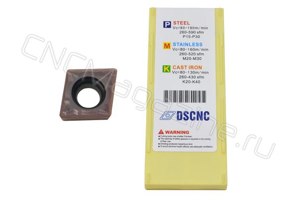 CCMT060204-MP DC6018 пластина твердосплавная для точения