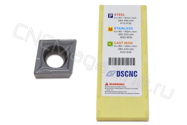 CCMT09T304 DC6018S пластина твердосплавная для точения