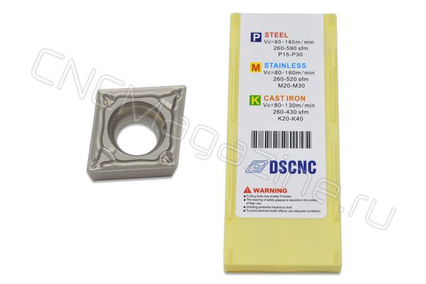 CCMT09T304 PS DC90 пластина металлокерамическая для точения