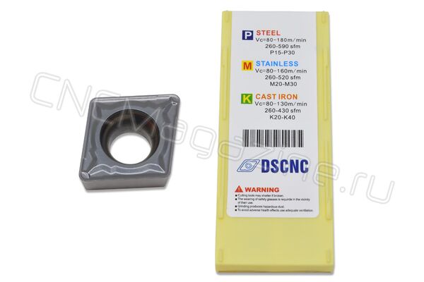CCMT09T308-MP DC6018S пластина твердосплавная для точения