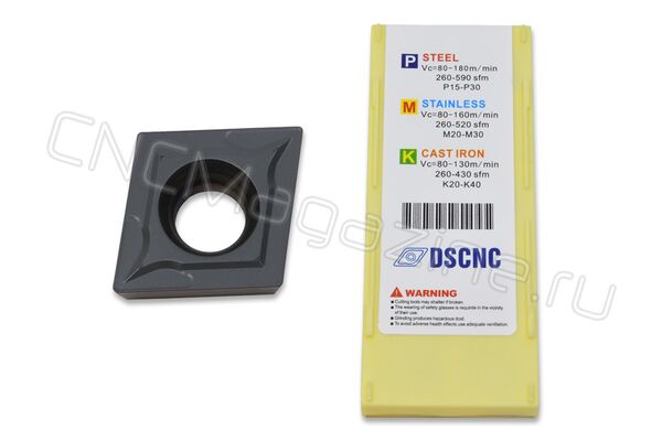 CCMT120404 DC6008 пластина твердосплавная для точения