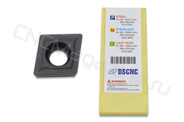 CCMT120408 DC6008 пластина твердосплавная для точения