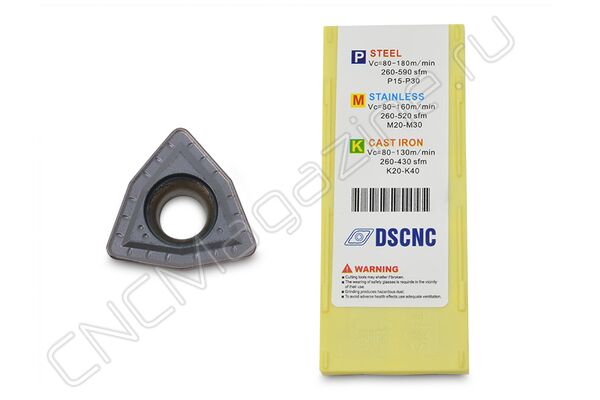 WCMT050308-MF DC6018S пластина твердосплавная для точения