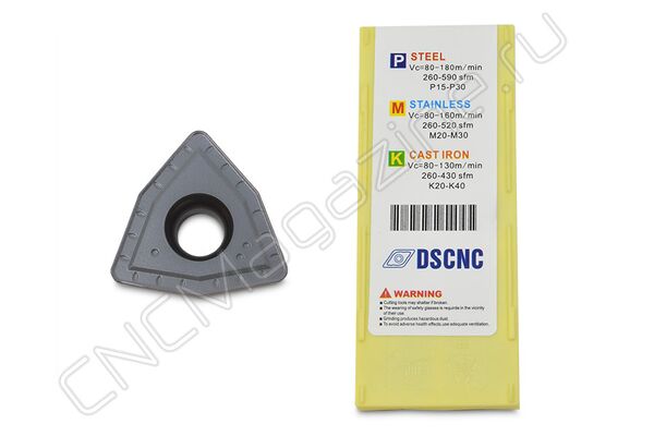 WCMT080412-MF DC6018S пластина твердосплавная для точения
