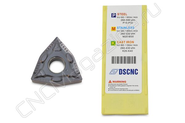 WNMG080404-CF DC6018S пластина твердосплавная для точения