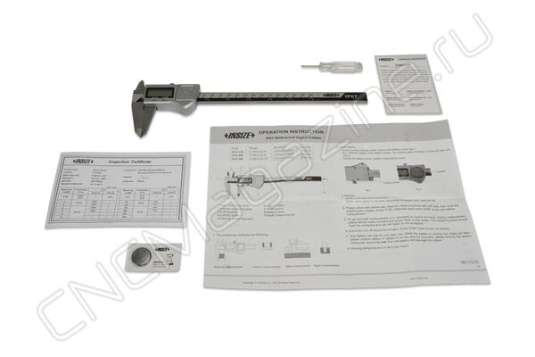 1115-200 Штангенциркуль цифровой  0-200 мм, 0.01 мм, IP67, губки 50 мм