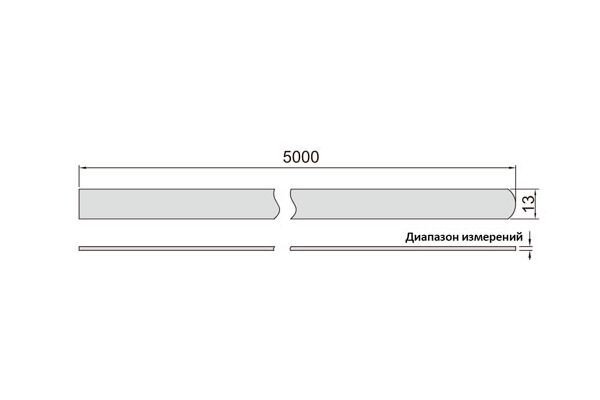 4621-15 Щуп ленточный для измерения зазора 0.15 мм, 5 м