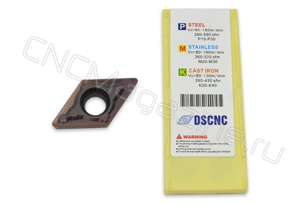 DCMT070204-MV DC6018 пластина твердосплавная для точения