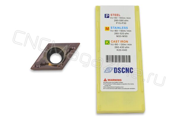 DCMT070202-MV DC6118 пластина твердосплавная для точения