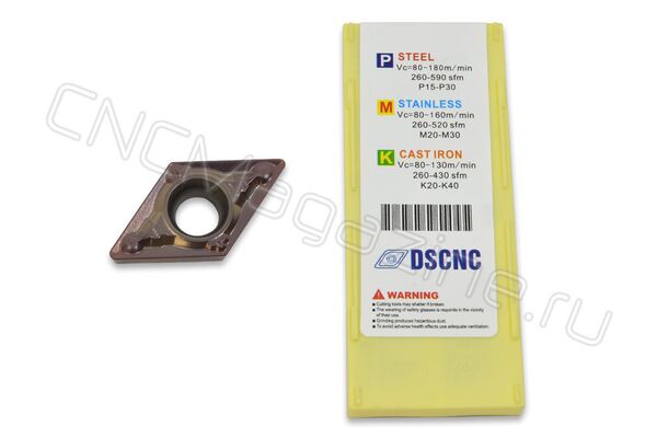 DCMT070204-MV DC6118 пластина твердосплавная для точения
