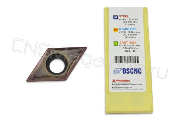 DCMT11T304-MV DC6118 пластина твердосплавная для точения