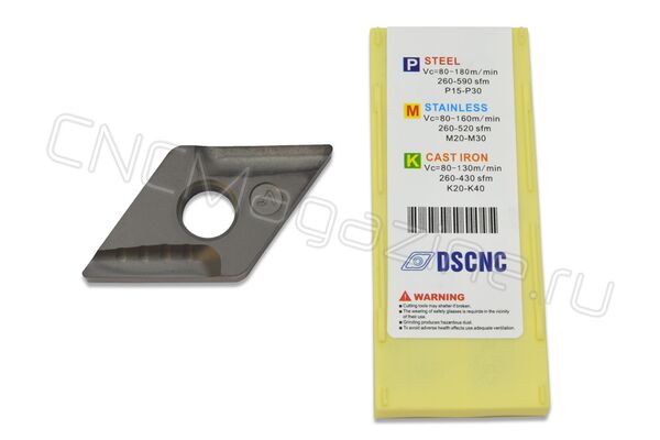 DNMG150404R-VF DC90 пластина металлокерамическая для точения