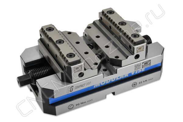 Тиски самоцентрирующиеся 5-осевые Gerardi 650-2x160 Compact Grip ART.650-2X160