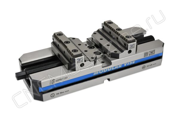 Тиски самоцентрирующиеся 5-осевые Gerardi 650-2x240 Compact Grip ART.650-2X240