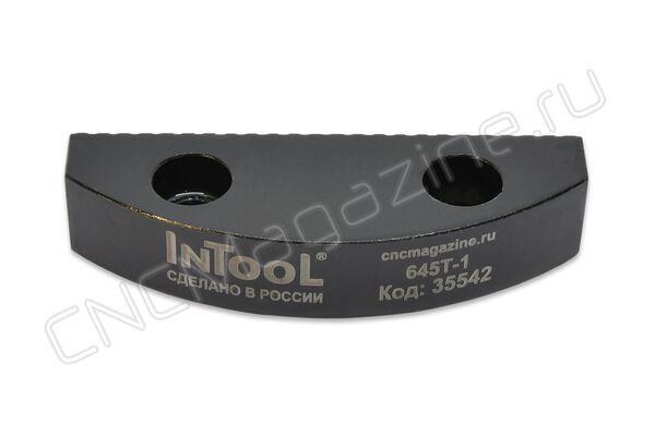 645T-1 Intool губка сменная прижимная с насечкой GRIP для тисков 640-1 Gerardi