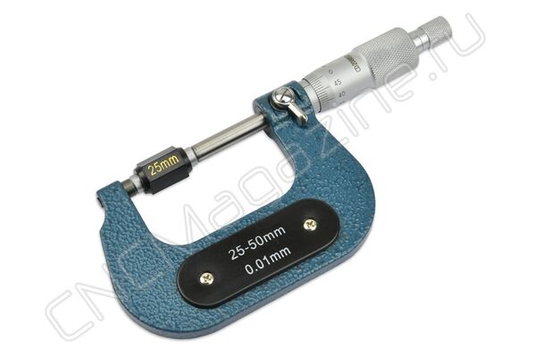 Микрометр МК-50, 25-50 мм, 0.01 мм SHAN