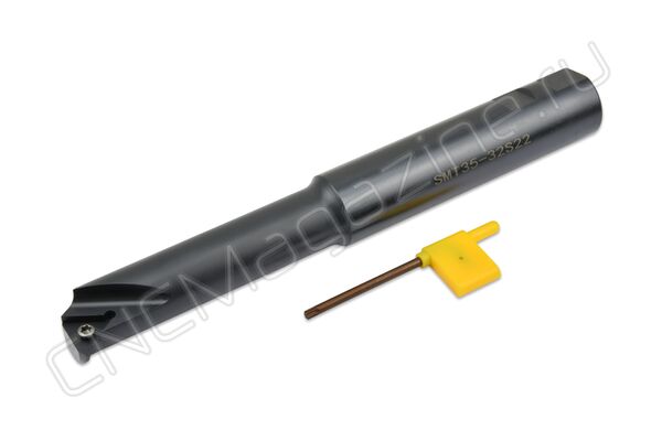 SMT35-32S22 корпус концевой резьбофрезы с пластинами