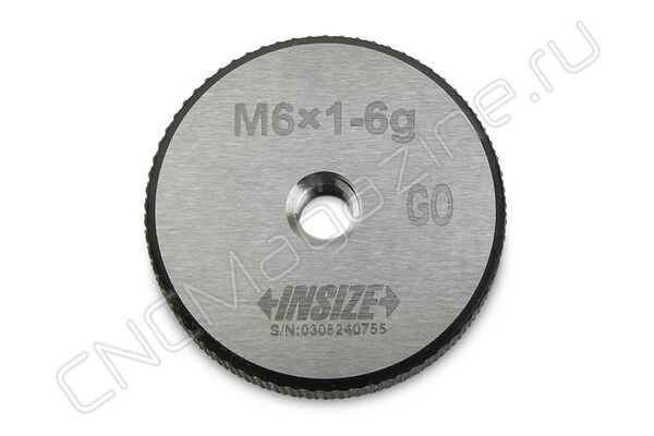 4120-6 Калибр-кольцо резьбовое M6x1 ПР