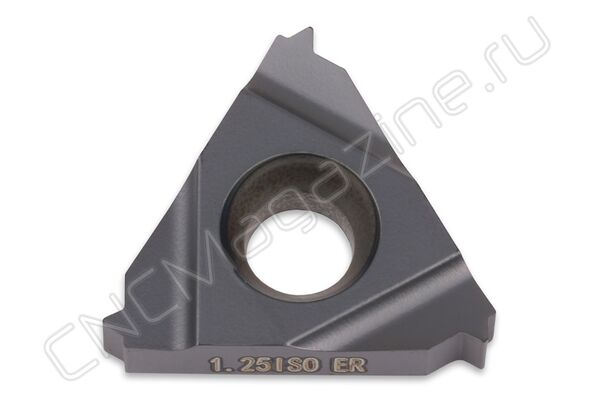 16ER1.25ISO PMK резьбовая твердосплавная пластина, метрическая резьба полный профиль 60°