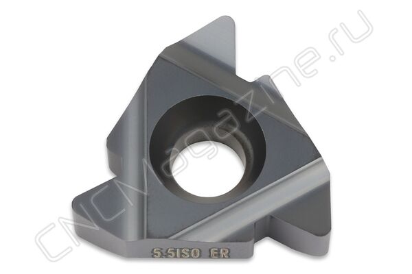 22ER5.50ISO PMK резьбовая твердосплавная пластина, метрическая резьба полный профиль 60°
