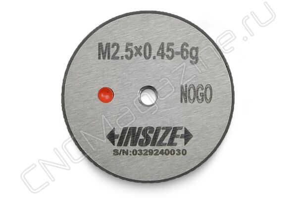 4120-2D5N Калибр-кольцо резьбовое M2.5x0.45 НЕ