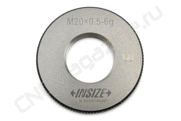 4129-20G Калибр-кольцо резьбовое с мелким шагом M20x0.5 ПР