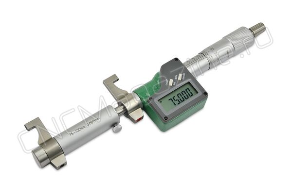3520-100 Нутромер цифровой микрометрический двухточечный 75-100 мм, 0.001 мм