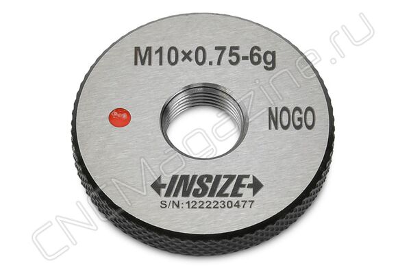 4129-10LN Калибр-кольцо резьбовое с мелким шагом M10x0.75 НЕ