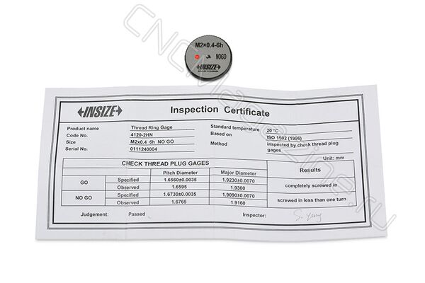 4120-2HN Калибр-кольцо резьбовое M2x0.4 НЕ