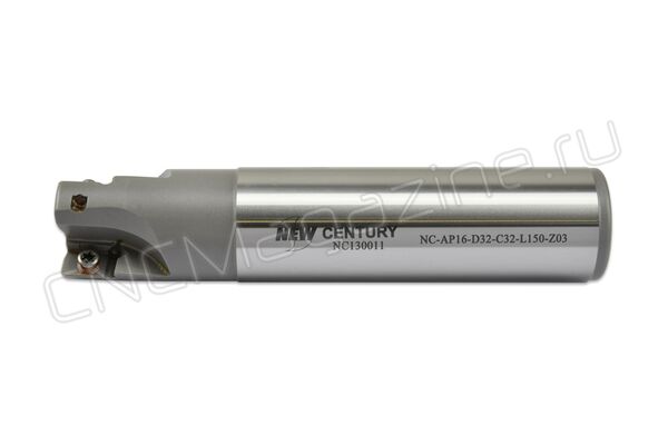 NC-AP16-D32-C32-L150-Z03 фреза концевая со сменными пластинами
