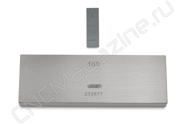4100-147A Набор стальных концевых мер длины 1-100 мм, 47 шт, класс 1