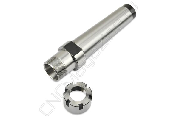 MTB4-ER25M-65 цанговый патрон с конусом Морзе №4 с резьбой