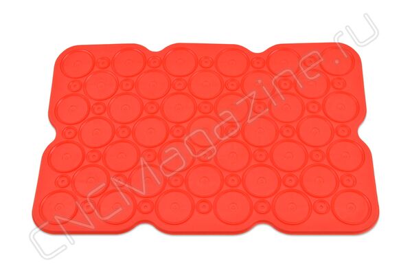 VAC-MAT RED (красный) Коврик полимерный для вакуумных столов Тип 2.ВРМ-RED-2030 мягкой жесткости