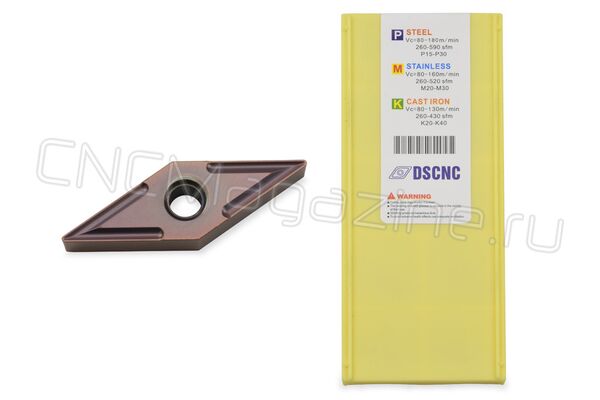 VNMG160404-MS DC6018 пластина твердосплавная для точения