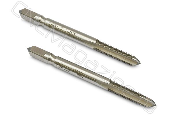 Метчик машинно-ручной М5х0.8 осн, (компл 2 шт) HSS ГОСТ 3266-81