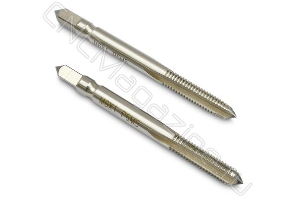 Метчик машинно-ручной М6х1.0 осн, (компл 2 шт) HSS ГОСТ 3266-81