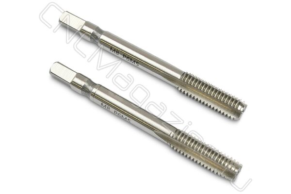 Метчик машинно-ручной М8х1.25 осн, (компл 2 шт) HSS ГОСТ 3266-81