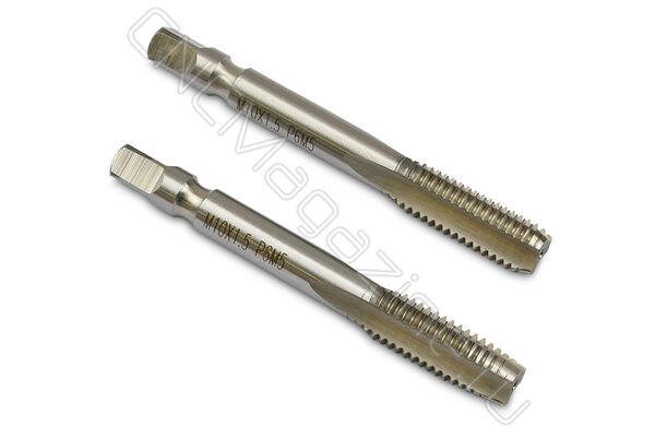 Метчик машинно-ручной М10х1.5 осн, (компл 2 шт) HSS ГОСТ 3266-81