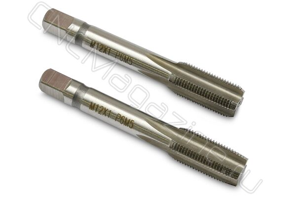 Метчик машинно-ручной М12х1.0 (компл 2 шт) HSS ГОСТ 3266-81