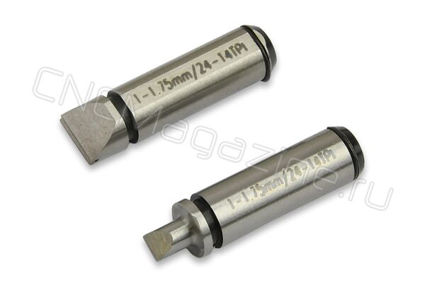 7381-T13 Cменные наконечники для измерения резьбы, 60°, 1-1.75 мм