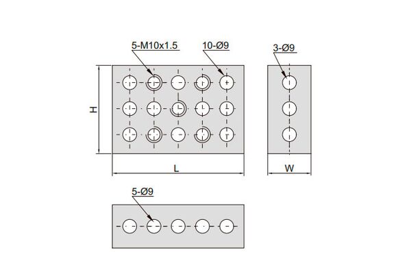6531-25 Набор параллельных блоков 75x50x25 мм, 2 шт