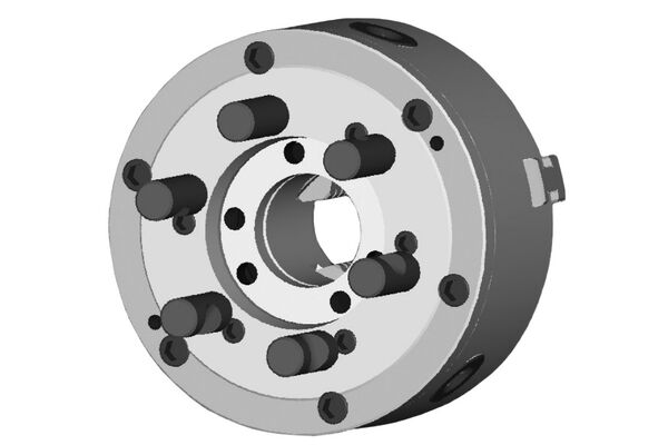 Трехкулачковый токарный патрон K11-315A/D11 CAMLOCK FUERDA (со сборными кулачками)