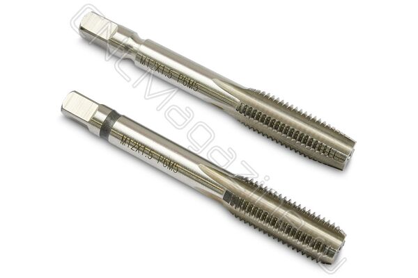 Метчик машинно-ручной М12х1.5 (компл 2 шт) HSS ГОСТ 3266-81
