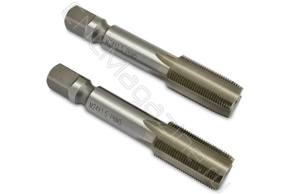 Метчик машинно-ручной М24х1.5 (компл 2 шт) HSS ГОСТ 3266-81