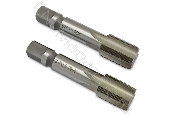 Метчик машинно-ручной М27х1.5 (компл 2 шт) HSS ГОСТ 3266-81